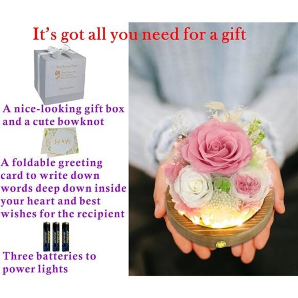 Valley of Rain & Forest Long-Lasting Real Flowers, Unique Floral Gift - Picture 4 of 7